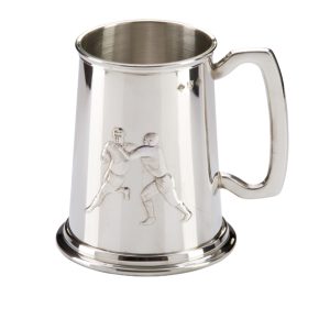 Classic Rugby Pewter Tankard